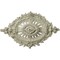 Ekena Millwork Antonio Ceiling Medallion, Hand-Painted Clear Yellow, 35 7/8"W x 22 1/2"H x 4 3/8"P CM35X22ANCYF - alternate 1